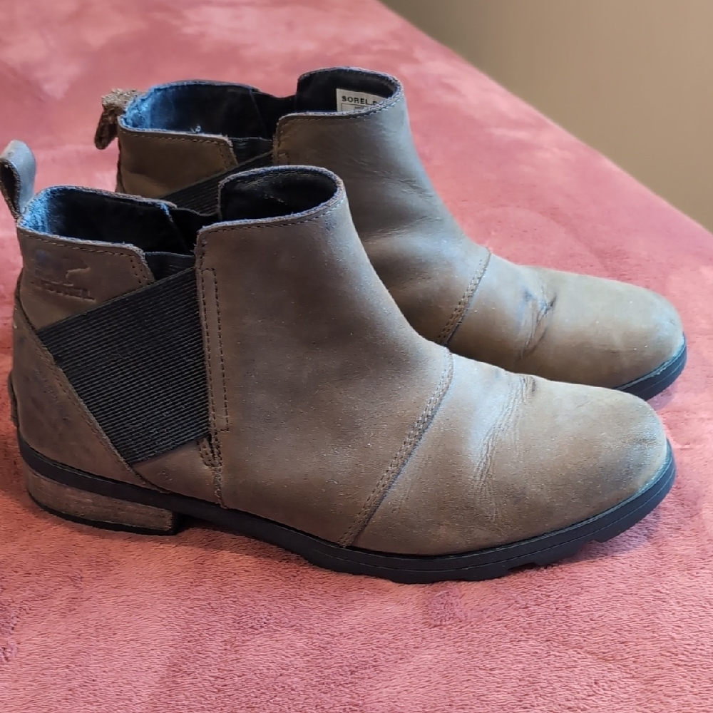 Sorel Womens's Brown Ankle Boots